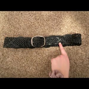 🌸4/$25 Black Braided Waist Belt